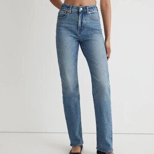 Madewell 90s Straight Jean in Enmore Wash (Size 29 Tall)